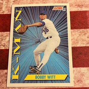 BOBBY WITT, Texas. MLB Score 91 K-Man Baseball Card